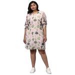 Instafab Trusted Plus Size Women Floral Design Stylish Casual Dresses