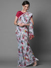 Sareemall Grey Festive Wear Georgette Sequence Saree With Unstitched Blouse