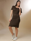 Campus Sutra Women Striped Stylish Luxe Casual Party Dresses