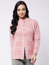 Rivza Women Flower Pink Sweater for Winter