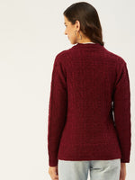 Rivza Women Wine Sweater for Winter