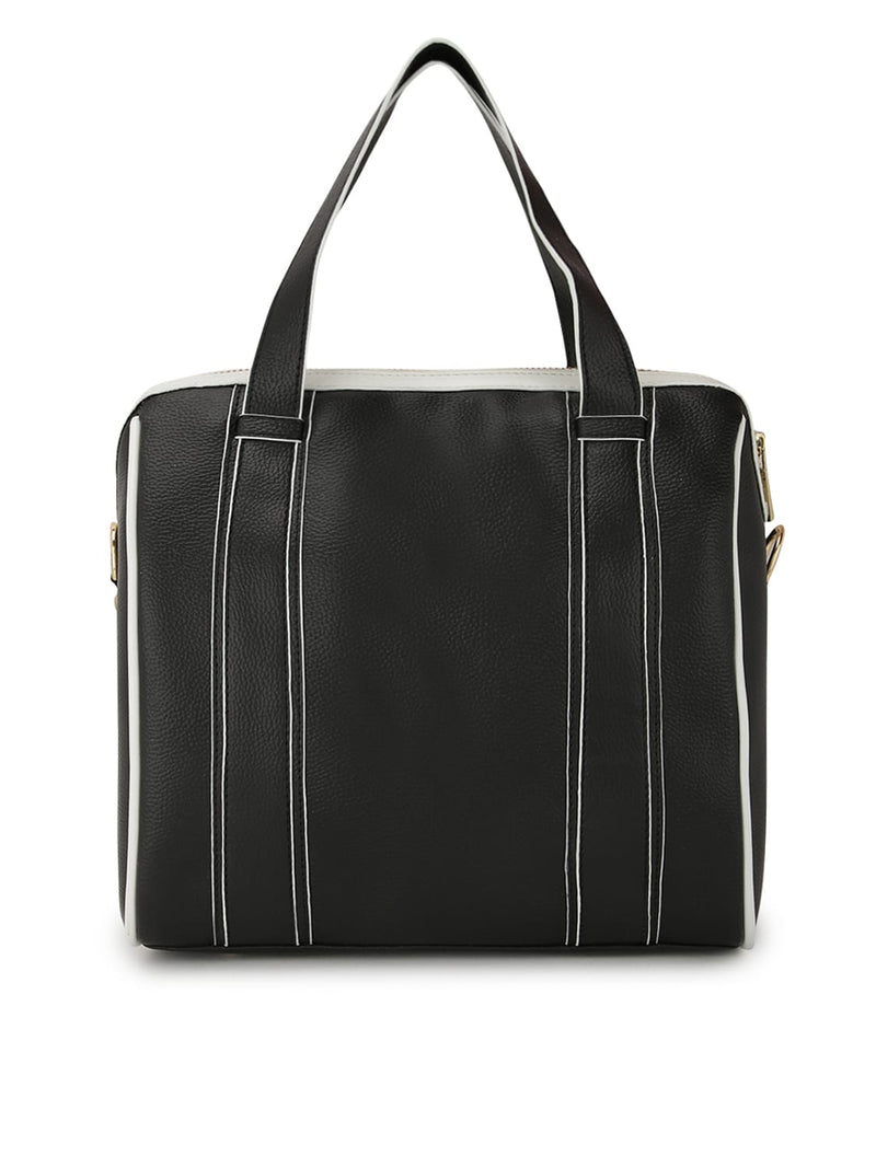 Kleio Beyond Solid Color PU Leather Satchel Handbag For Women Ladies