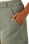 Aawari Cotton Shorts For Girls and Women Dark Green