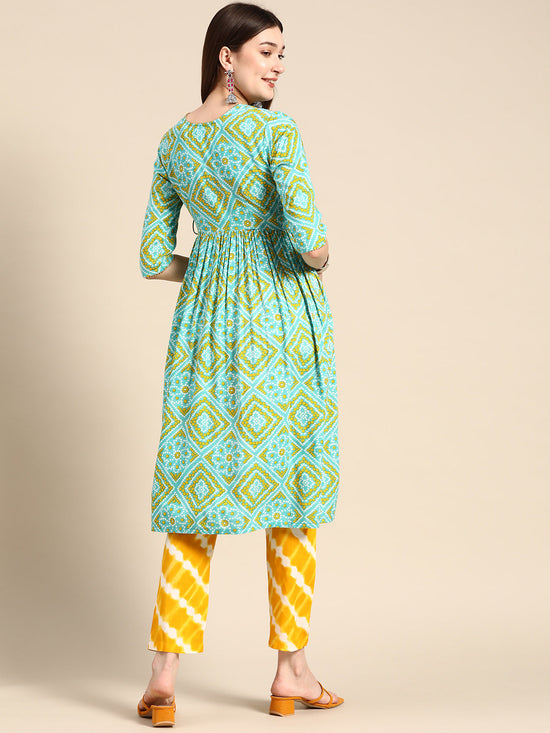 Anghrakha Style Kurta With Palazzo