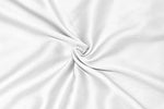 100% Tencel Lyocell Bed Sheets Set - White - Short Queen