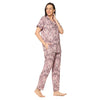 Women Paisley Print Shirt Pyjama Set