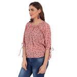 Women Floral Printed Relaxed Lit Fit Top