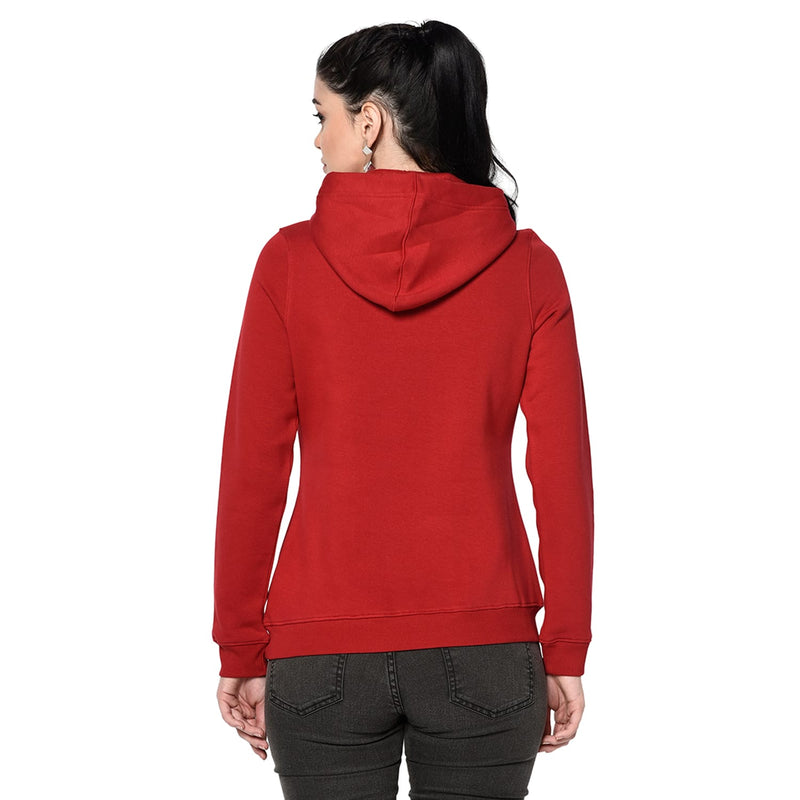 Trufit Red Women's Full Sleeve Sweatshirt