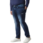 Instafab Better Mind Plus Men Self Design Stylish Casual Denim Jeans
