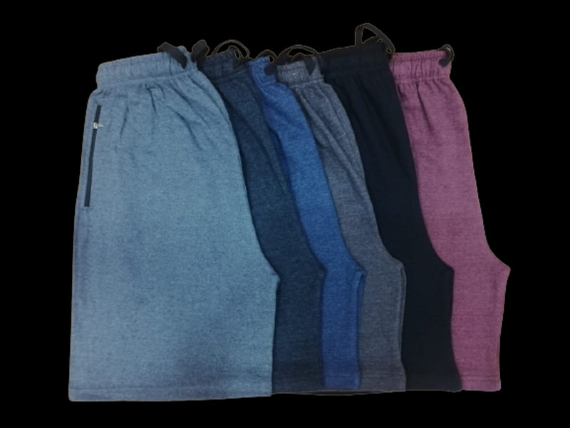Cot/Poly Plain Shorts- Multicolour