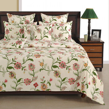 Fancy Glory Vedic Fitted Bed Sheet