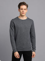 Zipped Up Solid Mens Sweatshirt