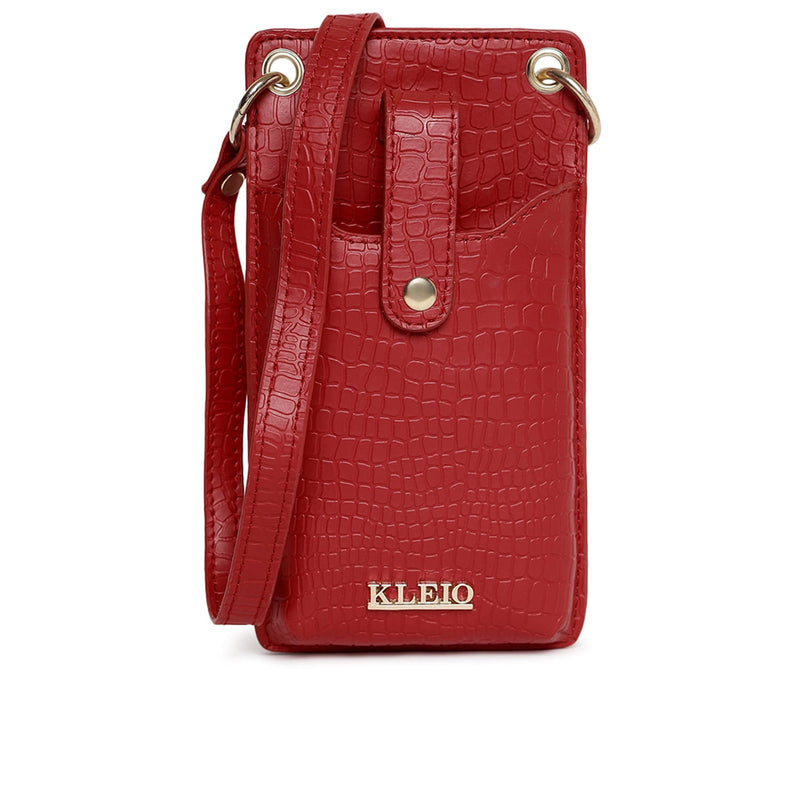 Kleio Beyond Mutli Slot Crossbody Mobile Sling Wallet For Women/Girls