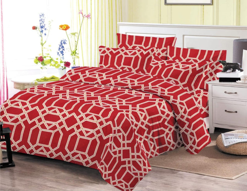 Saggi Fitted Rest At Home Bedsheet - 100% Cotton