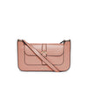Kleio Platinum Short Sling Structured Shoulder Handbag for Women and Girls