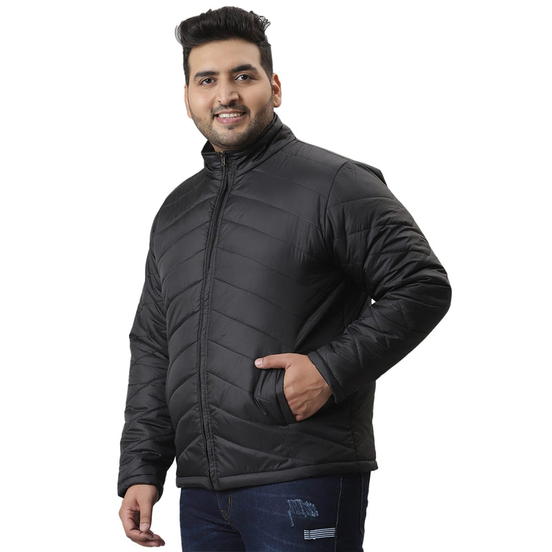 Instafab Ink-T Plus Men Solid Stylish Casual Bomber Jackets