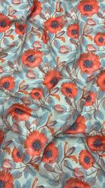 Beautiful Georgette Floral Digital Printed Fabric