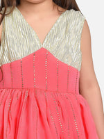 Jelly Jones Neon pink Dress with Hair Band