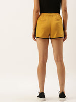Women Yellow Active Essential Shorts
