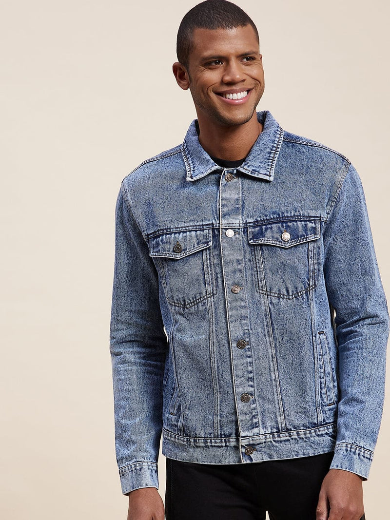 Buy Blue Jackets & Coats for Men by T-Base Online | Ajio.com