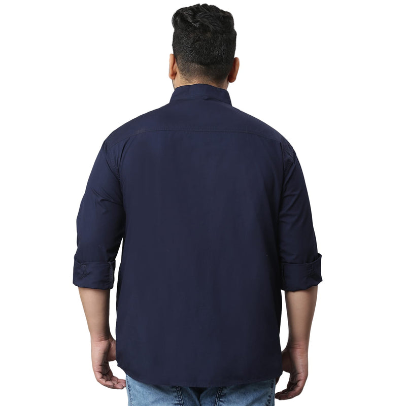 Instafab Mozzo Impact Plus Men Colorblocked Stylish Full Sleeve Casual Shirts