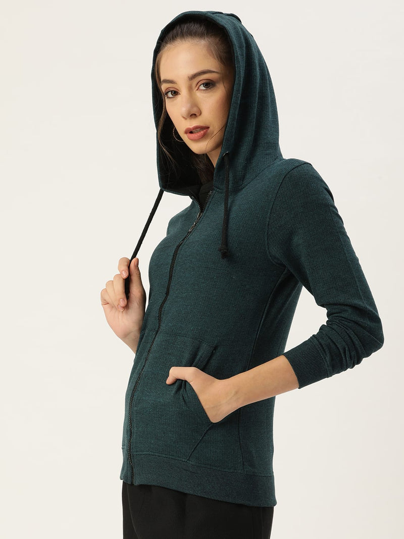 Women Relaxed Fit Narrow Hoodie