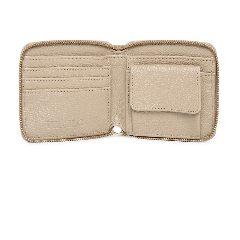 Kleio Shine Designs Womens Girls PU Leather Multipurpose Zip Wallet Card Holder Purse Clutch