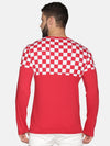 Star Graphics Checkered Men T-Shirt