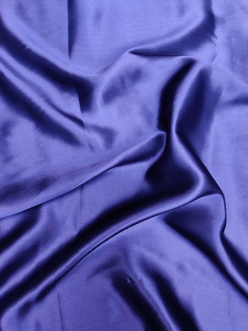 Mulberry Charmeuse Silk-Blue