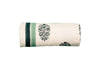 Abeer Pure Cotton Green Handblock Printed Unisex Adults Bath Towel -75 x 150 cm.