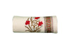 Abeer Pure Cotton Red Handblock Printed Unisex Adults Bath Towel -75 x 150 cm.