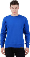 Goodtry G Men's Cotton Sweatshirt-Royal Blue