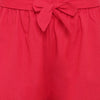 Aawari Cotton Short Length Plain Palazzo For Women and Girls Red