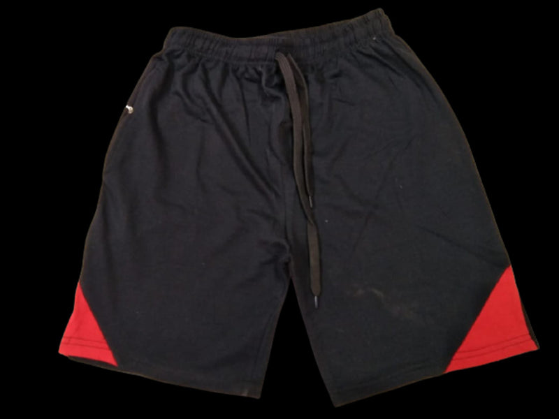 Cot/Poly Plain Shorts- Black