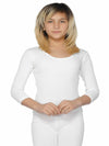 Thermals Girls Top Round Neck Full Sleeves Solid White