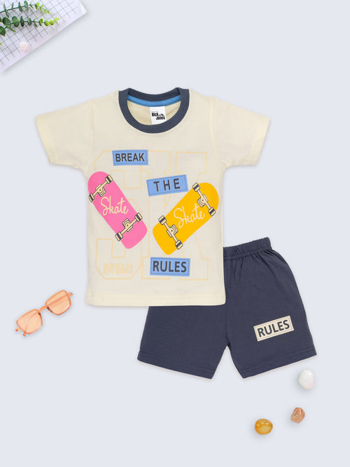 Wonderland Kidswear Tshirt And Short Set