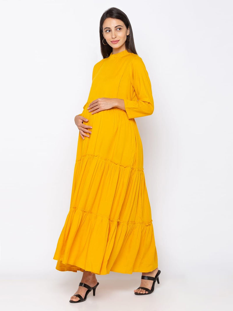 Maxi Dress for Maternity | Maternity dresses for photoshoot, Feeding dresses,  Maxi dress