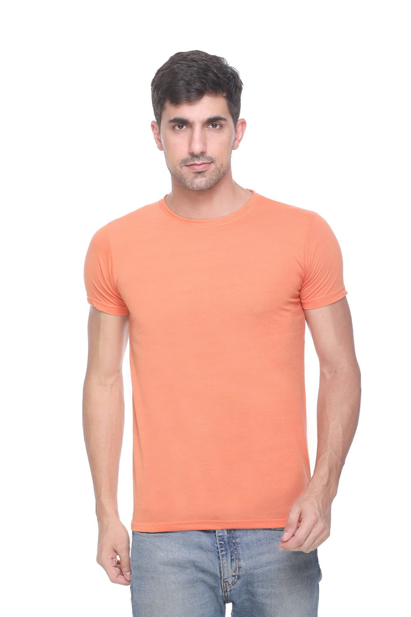Soild Orange Pure Cotton T-shirt