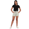 Aawari Cotton Shorts For Girls and Women Emerald