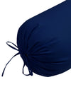 Clasiko Cotton Bolster Covers Set Of 2 300 TC Navy Blue