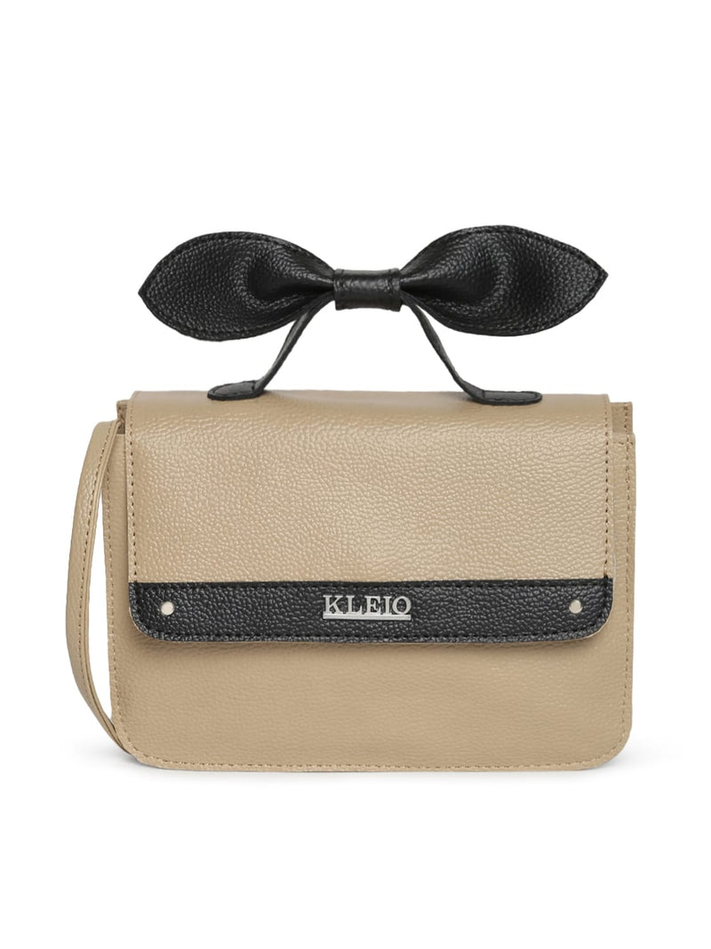 Kleio Acme Top Bow Sling Hand Bag for Women Girls