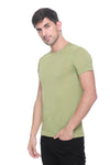 Soild Green Pure Cotton T-shirt