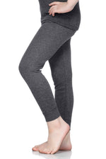Bodycare Unisex Thermal Bottoms Pack Of 1-Charcoal Melange