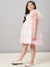 Girl's English Embroidery Dress Pink