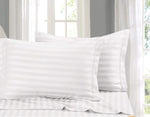 Satin Stripe Classic Hotel Pillow Cover - (Size - 53x79 cm)