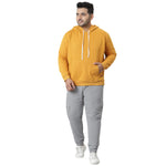 Instafab Gold Star Plus Men Solid Stylish Hooded Tracksuits