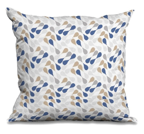 Digital Printed Cushion - Size -45*45 cms - White with Dots