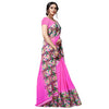 Printed Ombre Geometric Print Daily Wear Georgette Saree