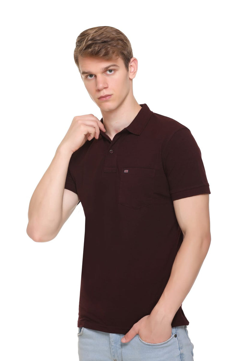 Polo Neck Basic T-Shirt Perfect Pack Of - 3