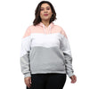 Instafab Graphic Impact Plus Size Women Colorblocked Stylish Casual Sweatshirts